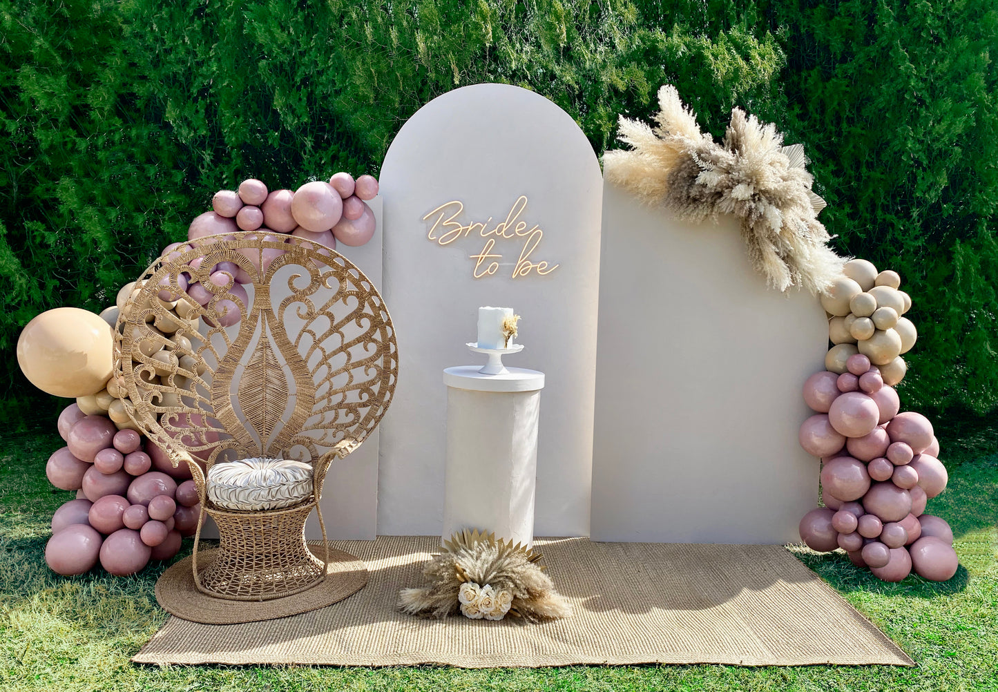 Wooden Backdrop Arches