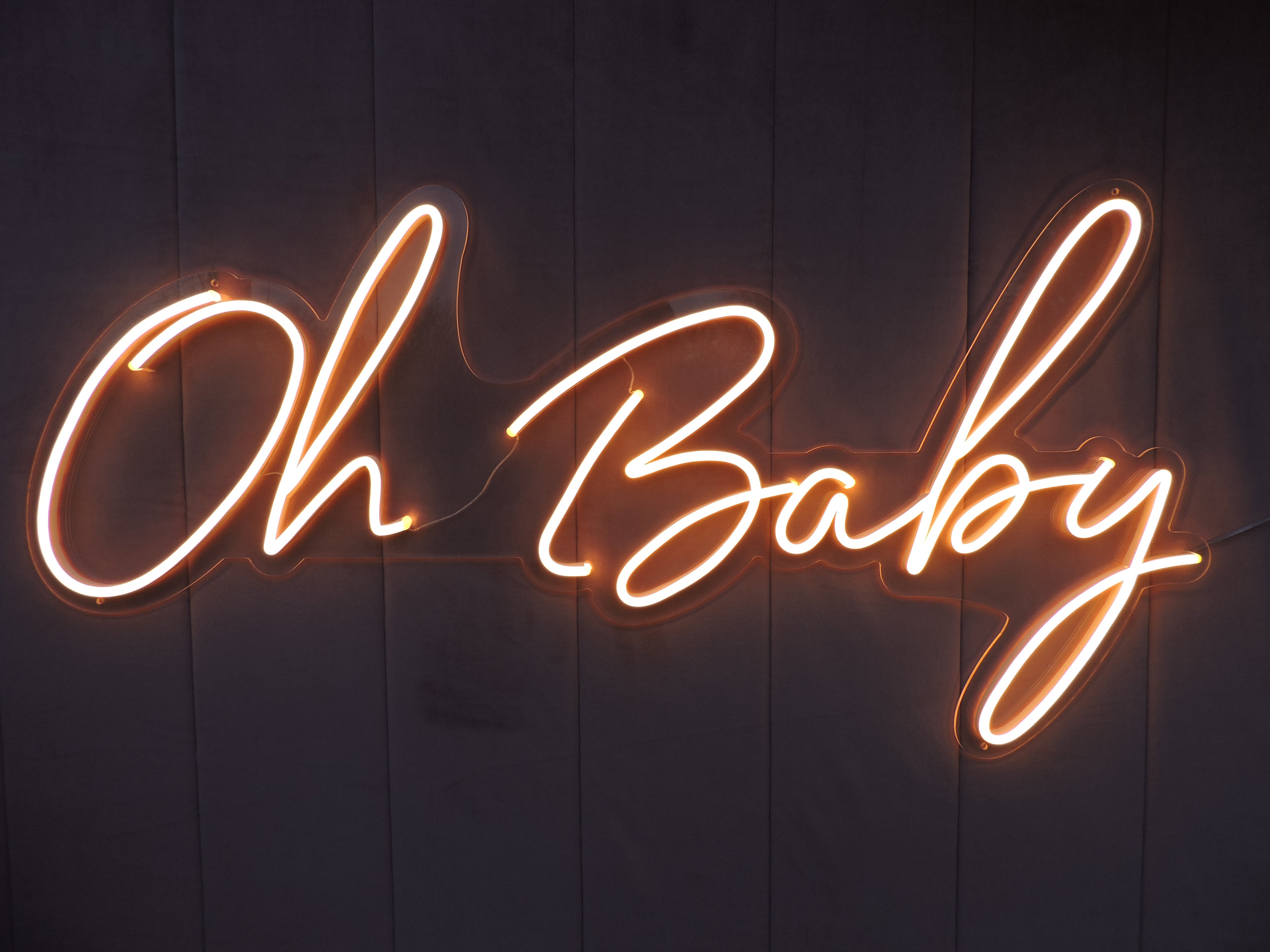 LED Neon Sign Oh Baby Neon Signs Lights Handgemaakte Led Neon Sign voor Bar Decor Thuis Kamer Winkel Wanddecoratie (Kleur: Warm wit, Maat: 66x26cm (26x10in LED Neon Sign Oh Baby Neon Signs Lights Handgemaakte Led Neon Sign voor Bar Decor Thuis Kamer Winkel Wanddecoratie (Kleur: Warm wit, Maat: 66x26cm (26x10in